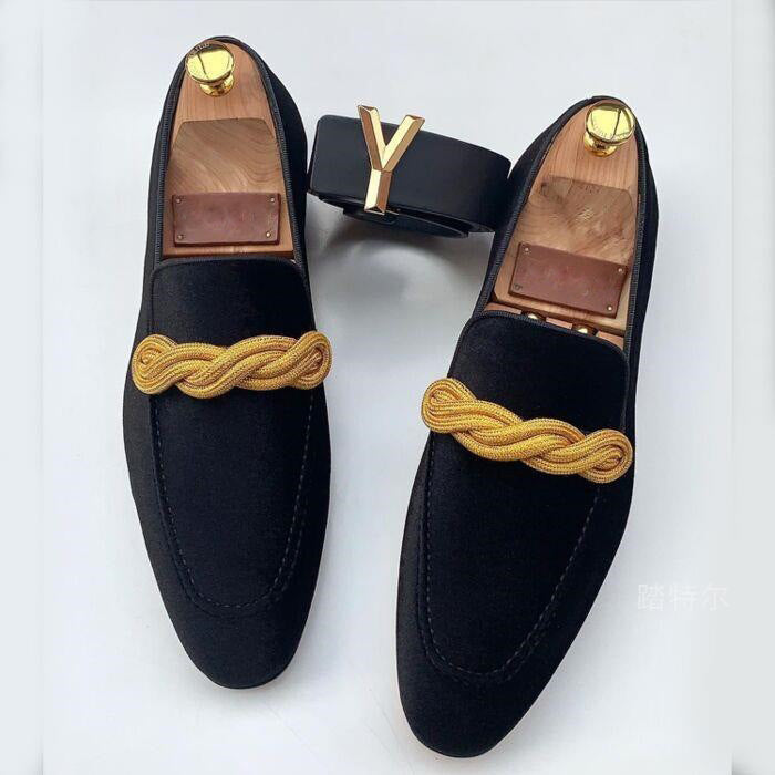 WISEMERE™ | Men's Vegan Suede Slip-On Loafers