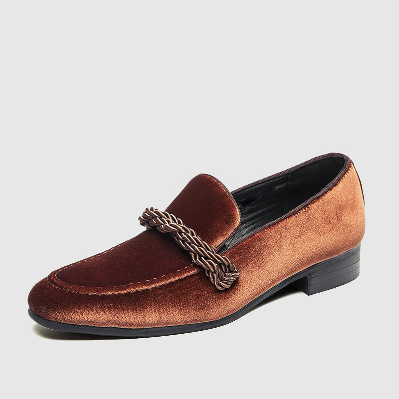 WISEMERE™ | Men's Vegan Suede Slip-On Loafers