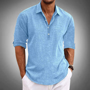 WISEMERE™ | Men's Linen-Cotton Casual Shirt