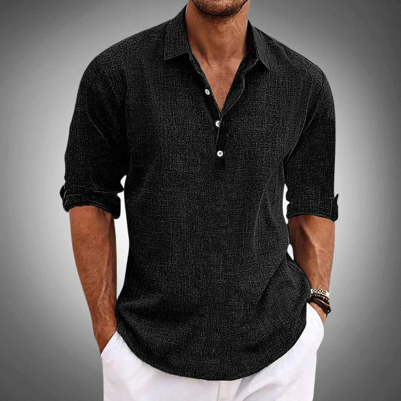 WISEMERE™ | Men's Linen-Cotton Casual Shirt