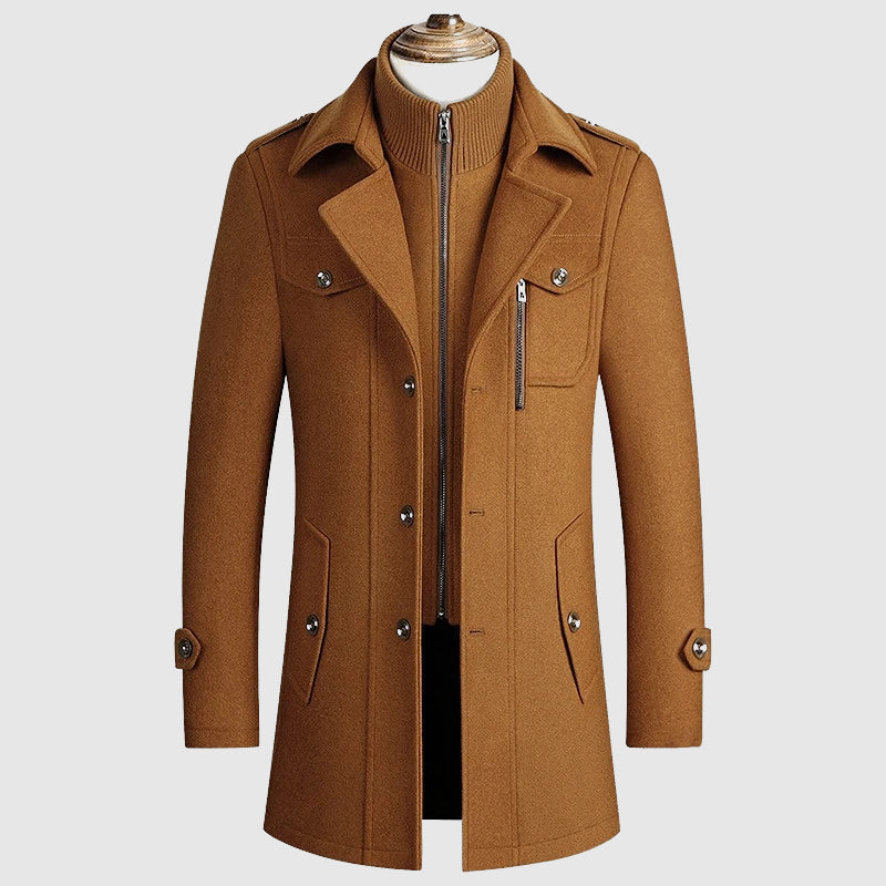 WISEMERE™ | Men's Wool Blend Overcoat