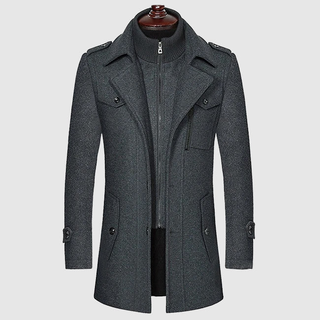 WISEMERE™ | Men's Wool Blend Overcoat