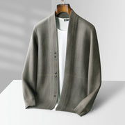 WISEMERE™ | Men's Wool Plaid Knit Cardigan