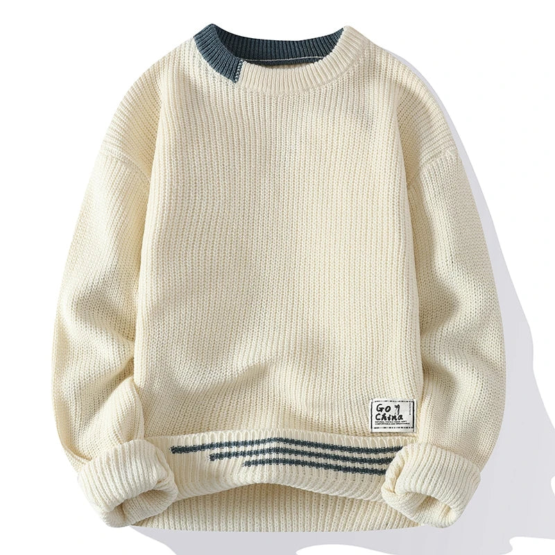 WISEMERE | COLOR BLOCK PULLOVER FOR MEN