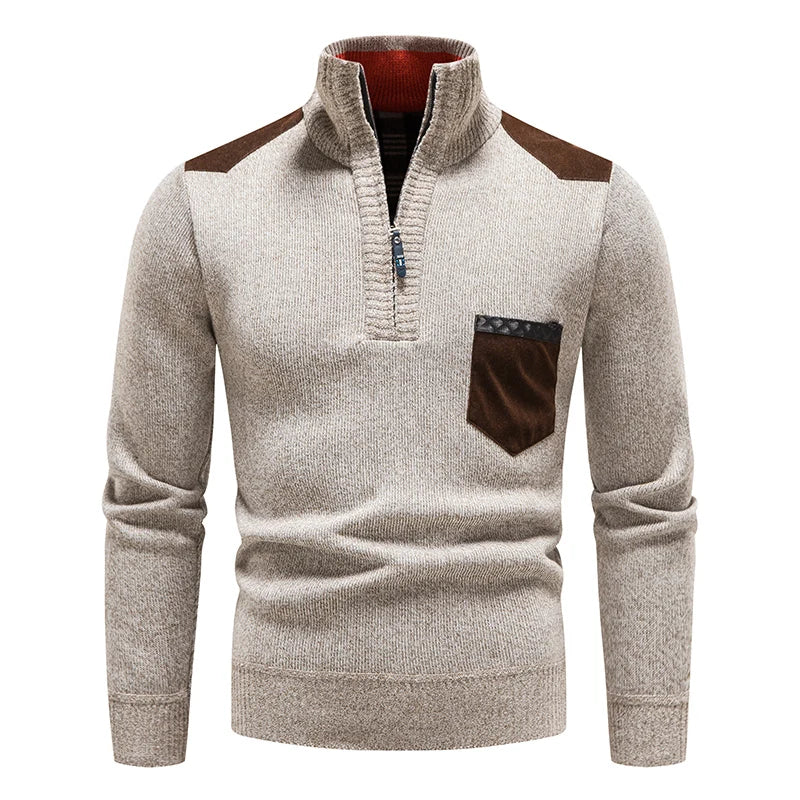 WISEMERE | MEN'S FLEECE SWEATER WITH ZIP
