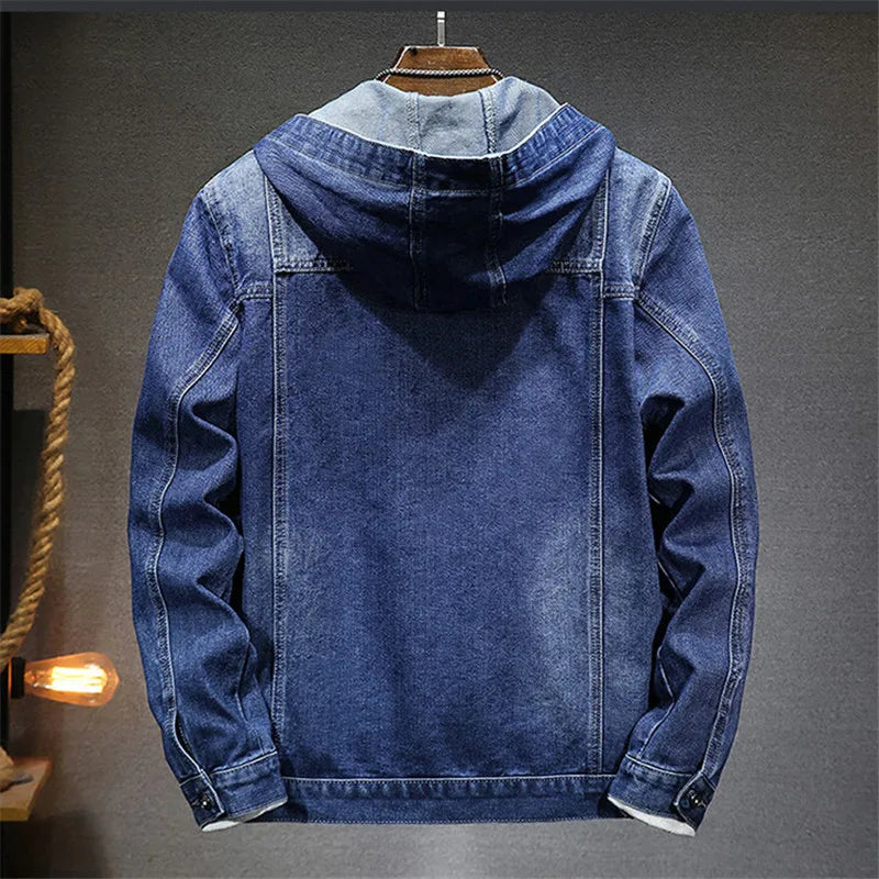 WISEMERE | RETRO DENIM HOODIE