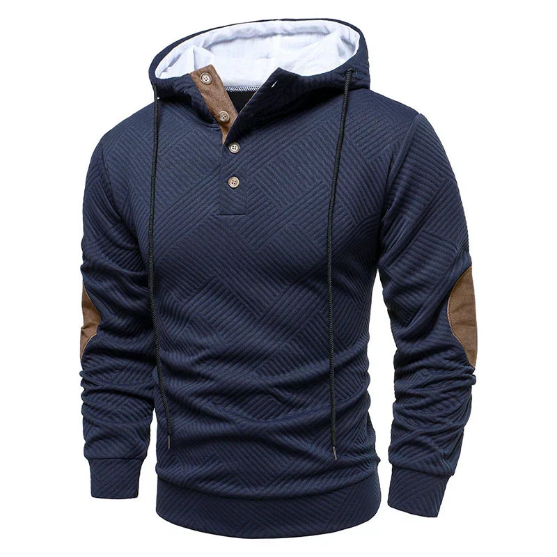 WISEMERE | SLIM FIT HALF-BUTTON SWEATER FOR MEN