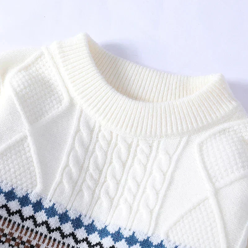WISEMERE | NORDIC KNIT PULLOVER FOR MEN