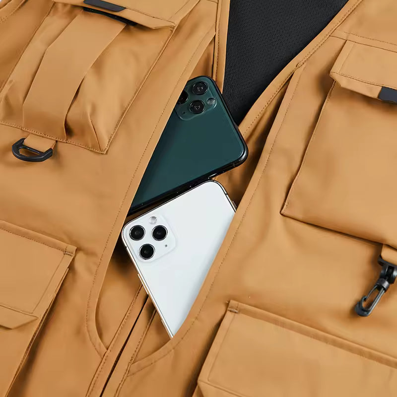 WISEMERE™ | Men's Multi-Pocket Breathable Cargo Vest
