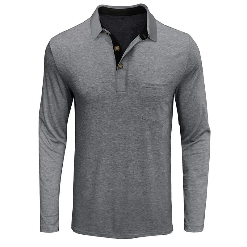 AVANOAH | CLASSIC LONG SLEEVE POLO FOR MEN
