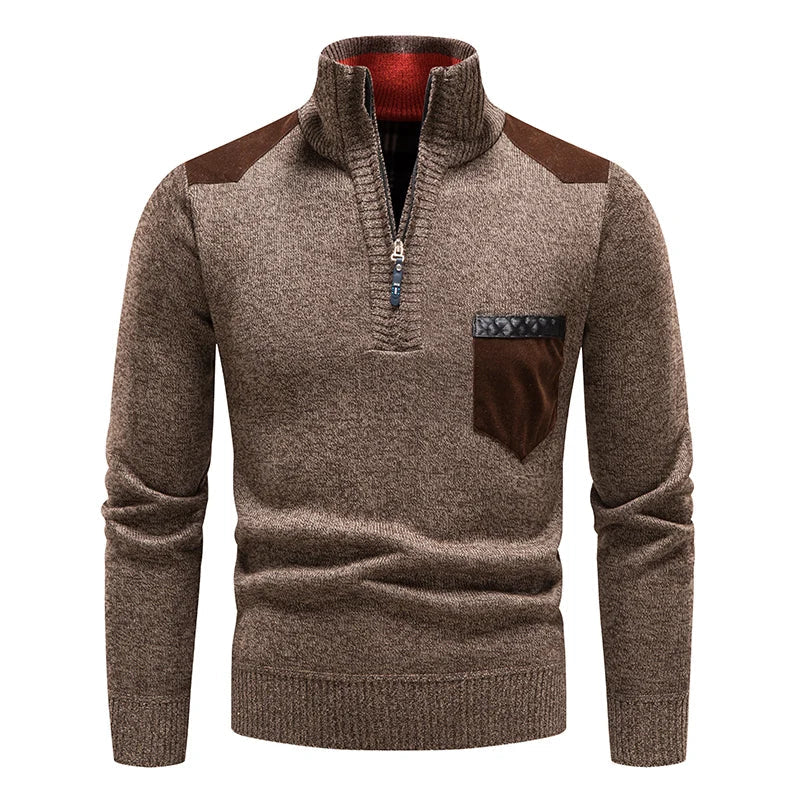 WISEMERE | MEN'S FLEECE SWEATER WITH ZIP