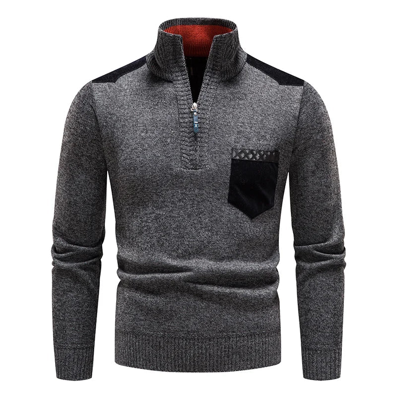 WISEMERE | MEN'S FLEECE SWEATER WITH ZIP