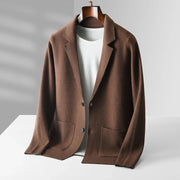 WISEMERE™ | Men's Pure Cashmere Button Cardigan