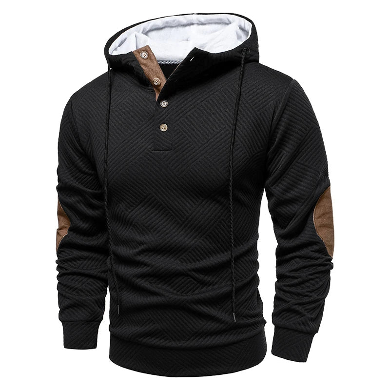 WISEMERE | SLIM FIT HALF-BUTTON SWEATER FOR MEN