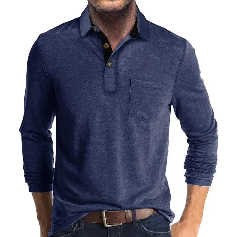 AVANOAH | CLASSIC LONG SLEEVE POLO FOR MEN