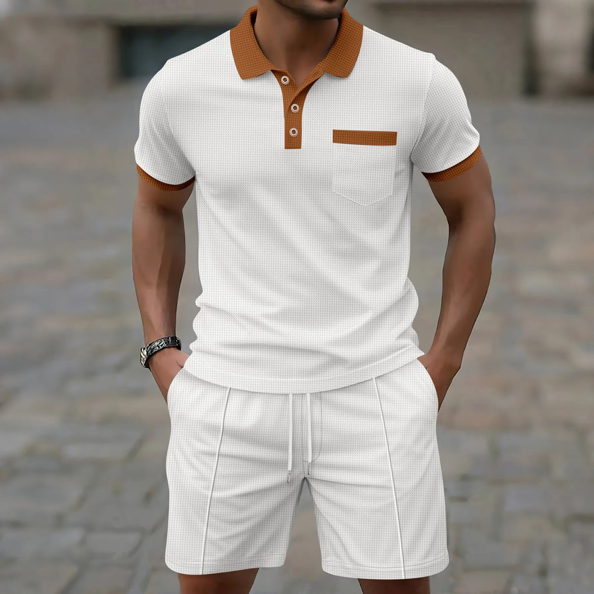WISEMERE™ | Men's Coordinated Polo Set