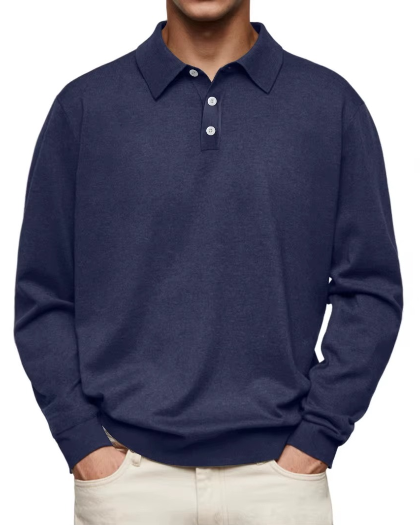 AVANOAH | LONG SLEEVE POLO SHIRT FOR MEN