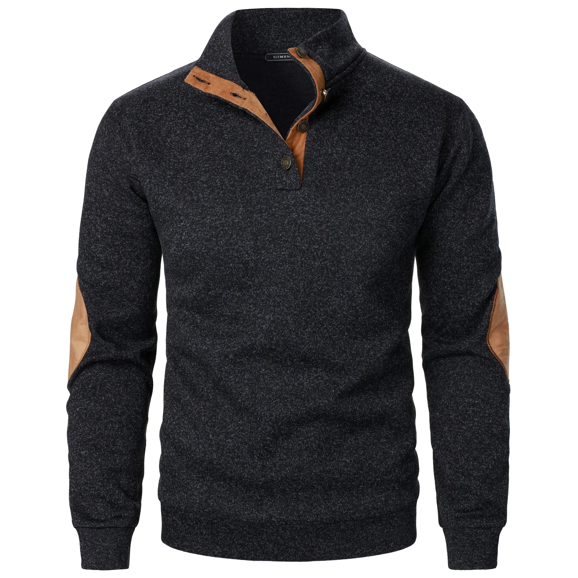 WISEMERE | BUTTON-IN KNIT SWEATER FOR MEN