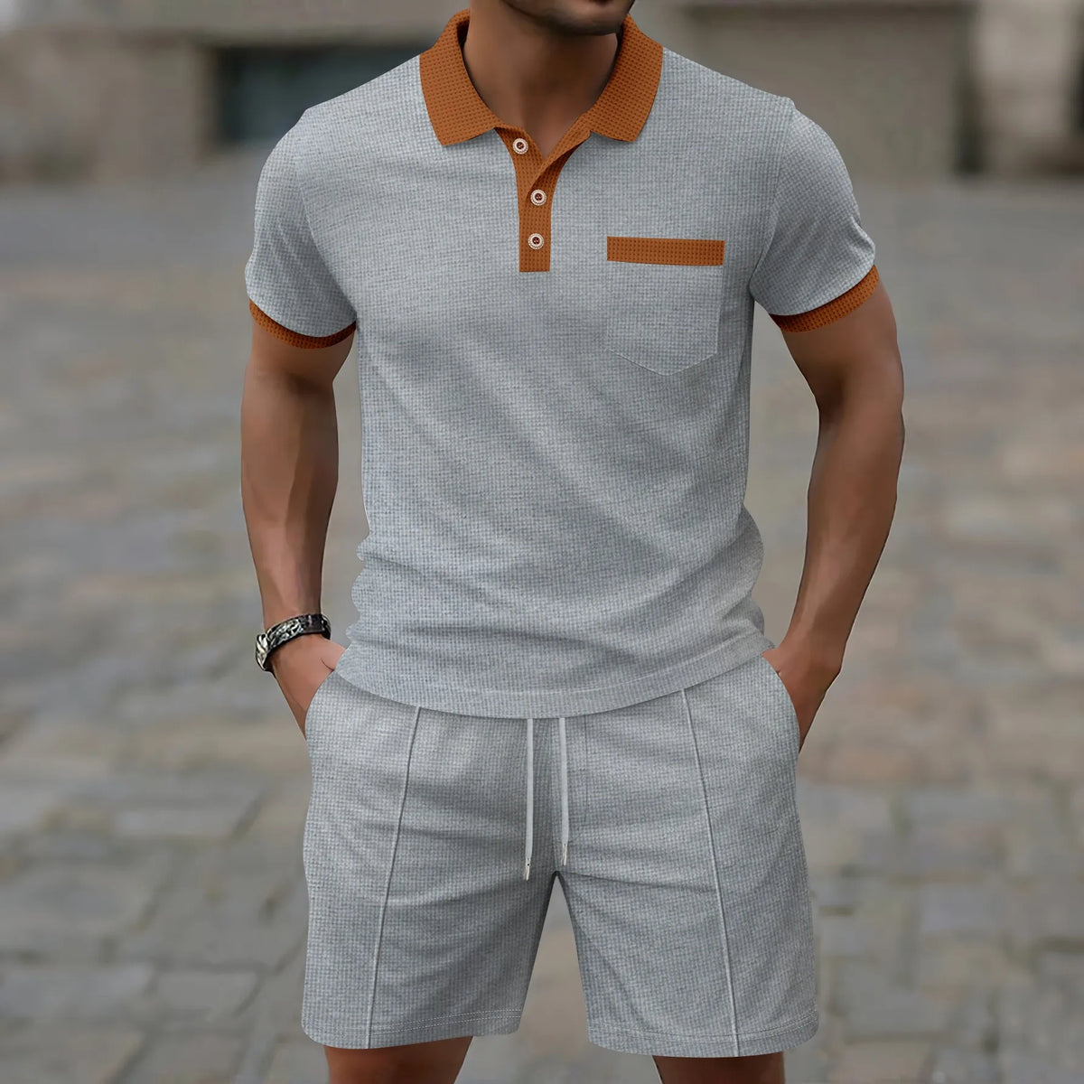 WISEMERE™ | Men's Coordinated Polo Set