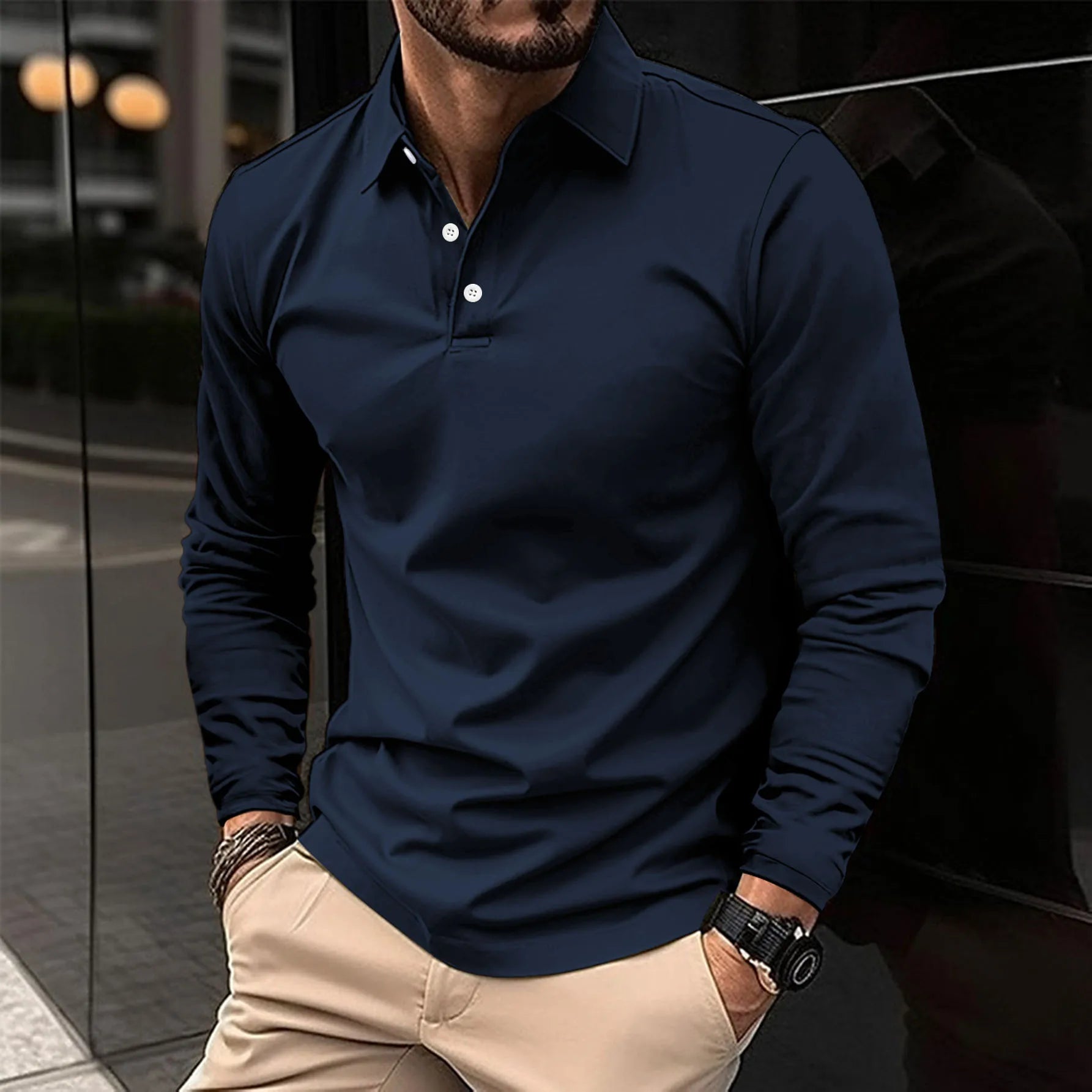 WISEMERE™ | Collared Long-Sleeve