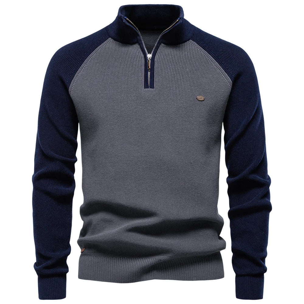 WISEMERE | ZIPPERED PULLOVER FOR MEN