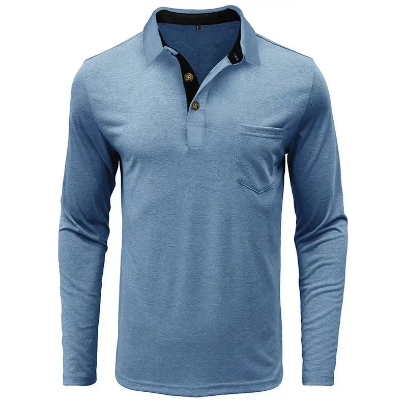 AVANOAH | CLASSIC LONG SLEEVE POLO FOR MEN