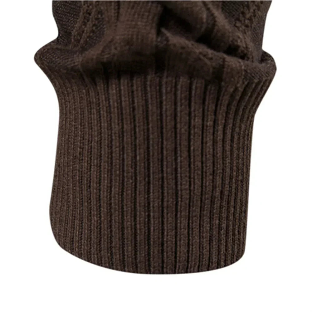 WISEMERE™ | Men's Shawl Collar Cable Knit Cardigan