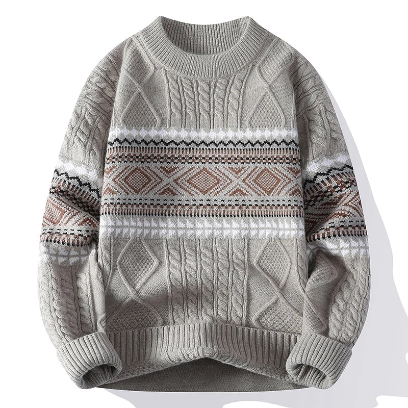WISEMERE | NORDIC KNIT PULLOVER FOR MEN