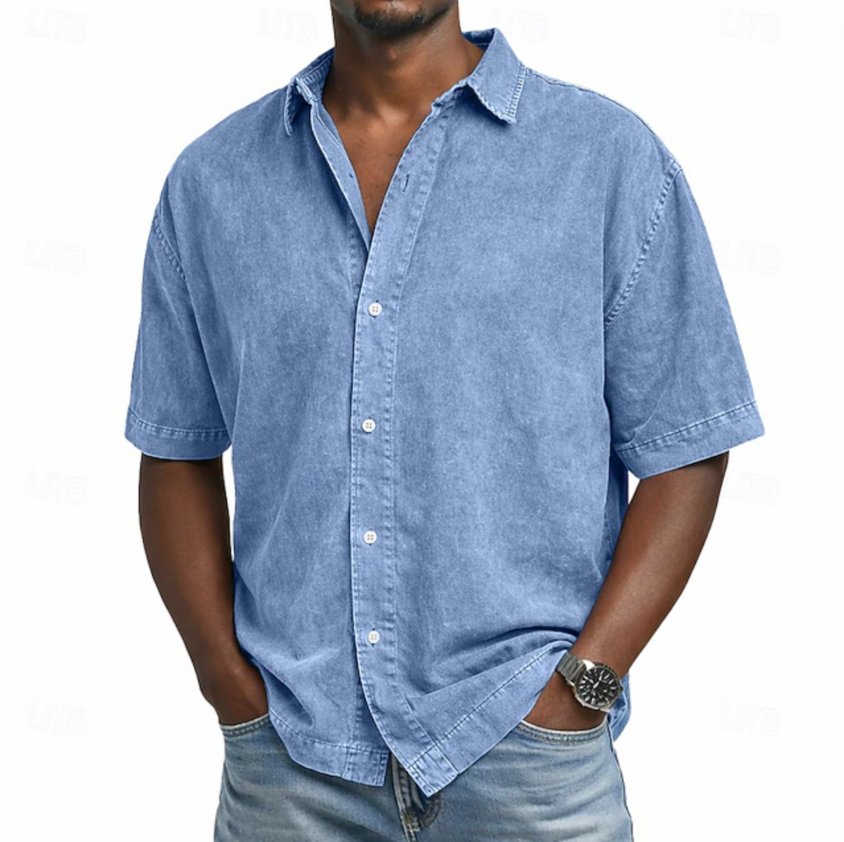 WISEMERE™ | Men's Acid Wash Shirt