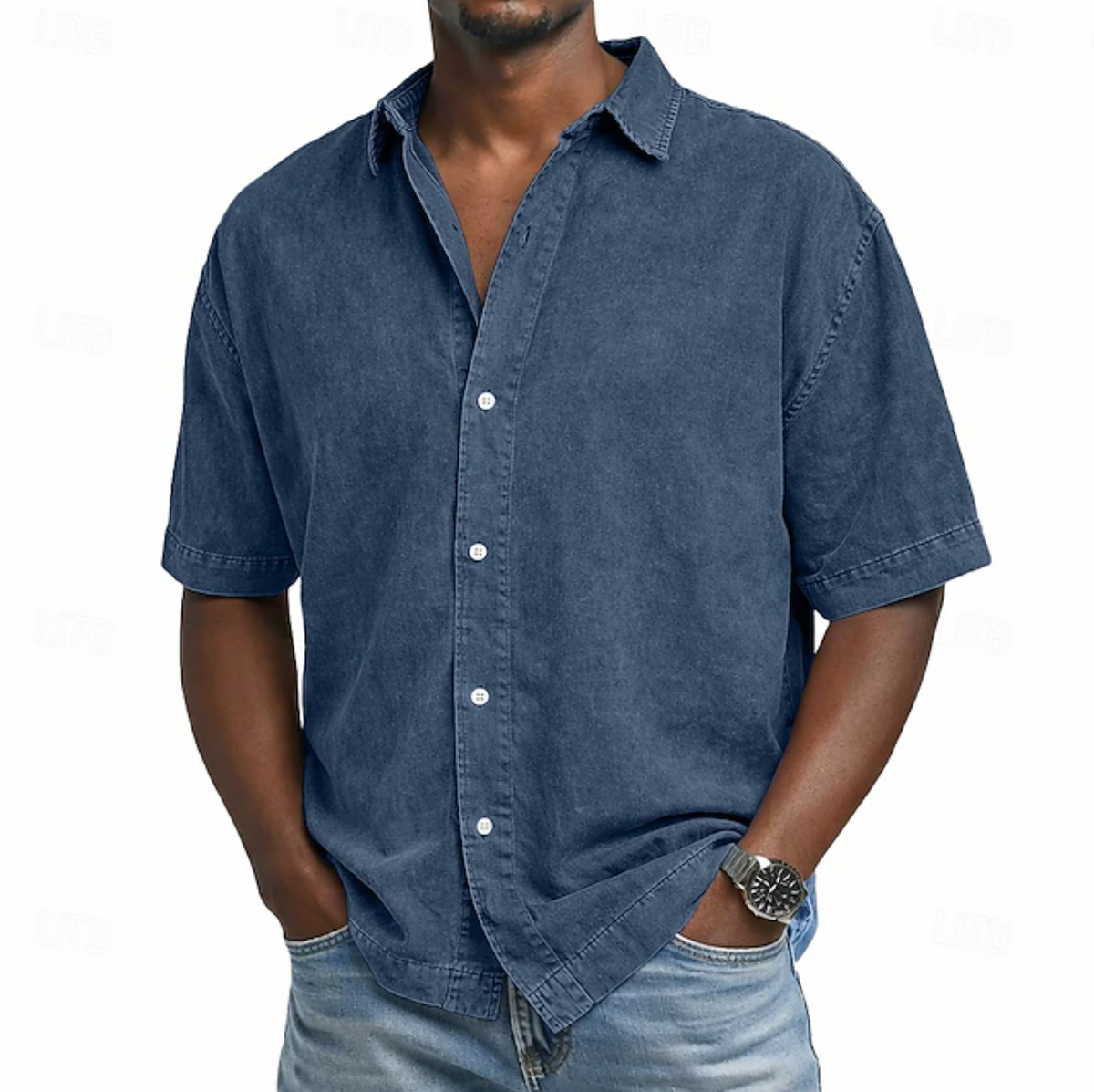 WISEMERE™ | Men's Acid Wash Shirt