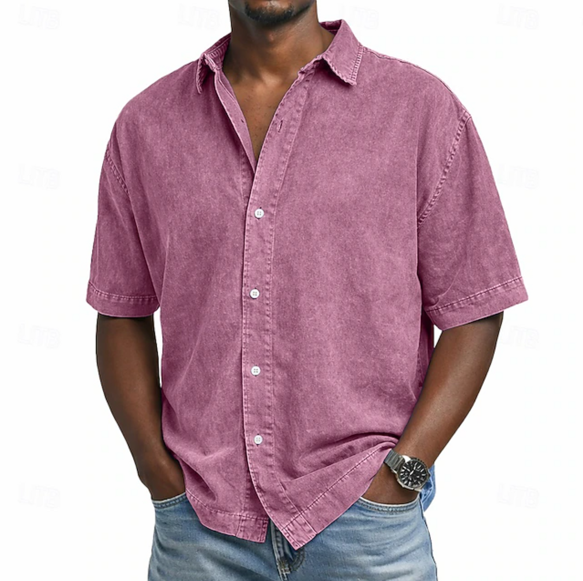 WISEMERE™ | Men's Acid Wash Shirt