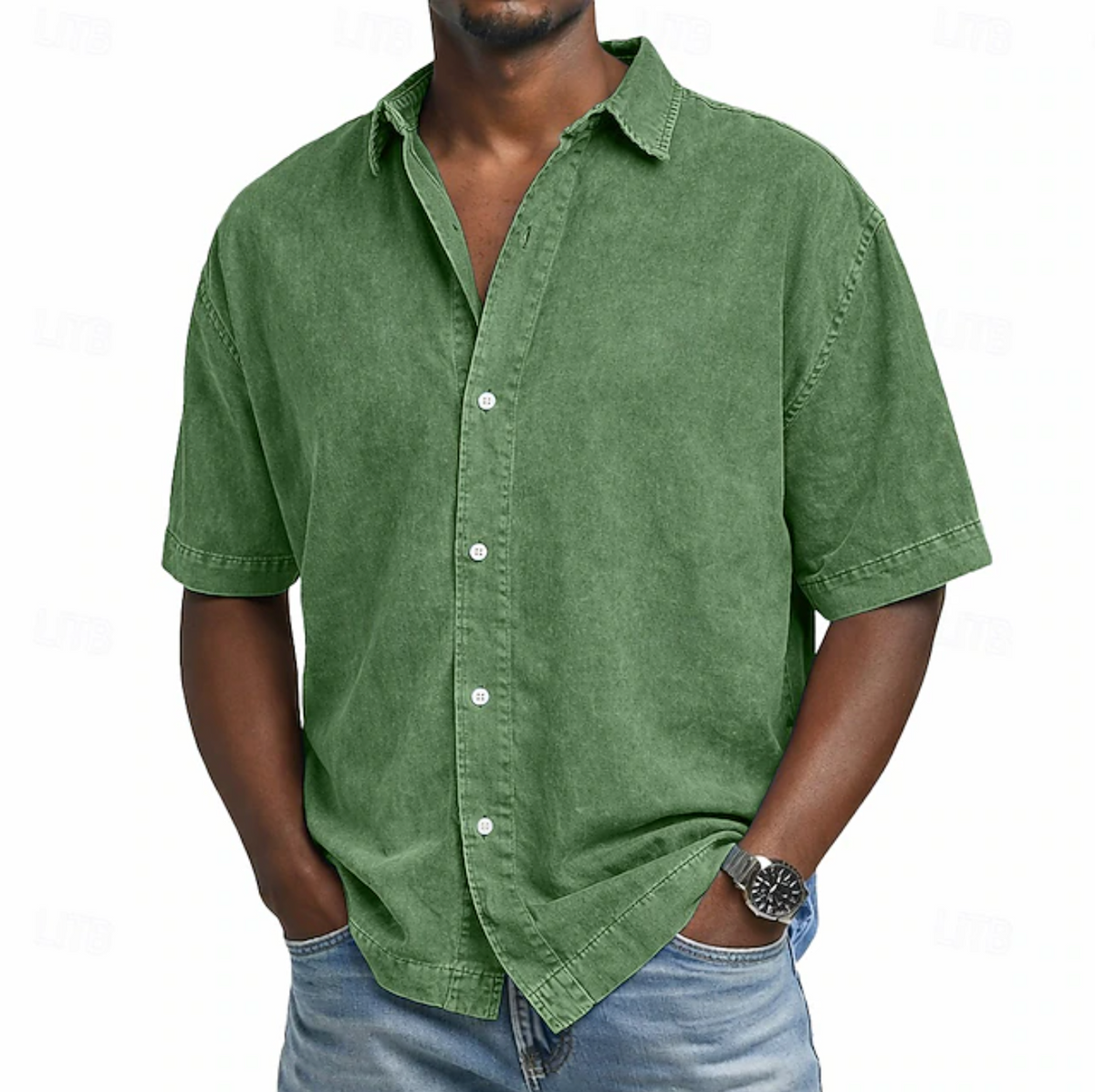 WISEMERE™ | Men's Acid Wash Shirt