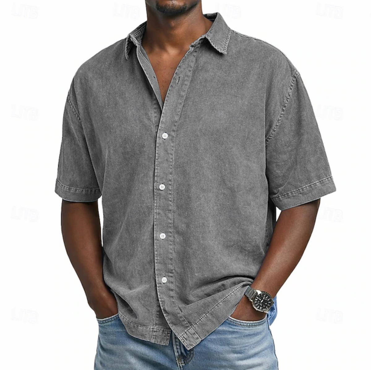 WISEMERE™ | Men's Acid Wash Shirt