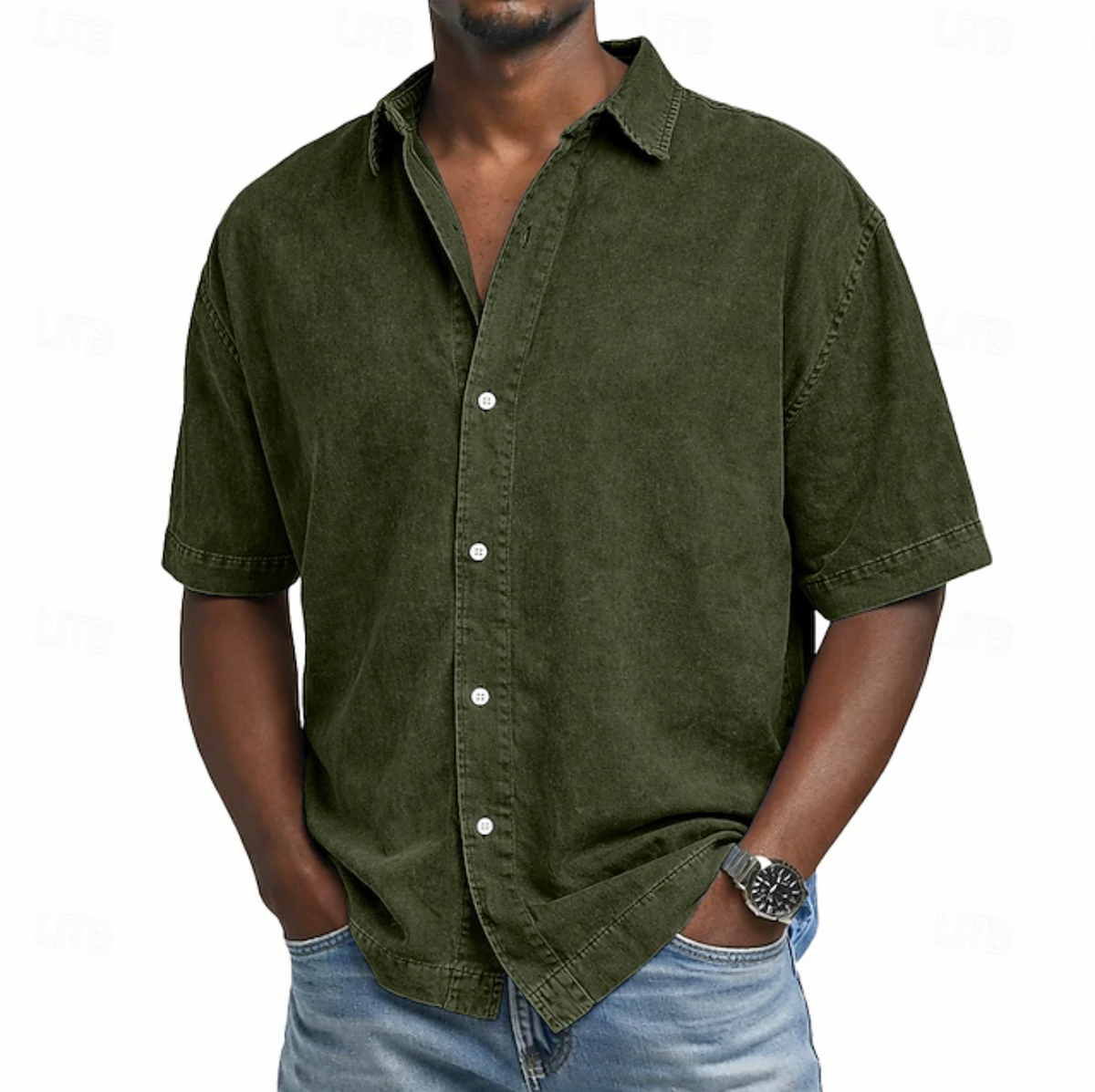 WISEMERE™ | Men's Acid Wash Shirt