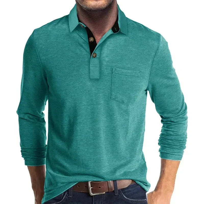 AVANOAH | CLASSIC LONG SLEEVE POLO FOR MEN
