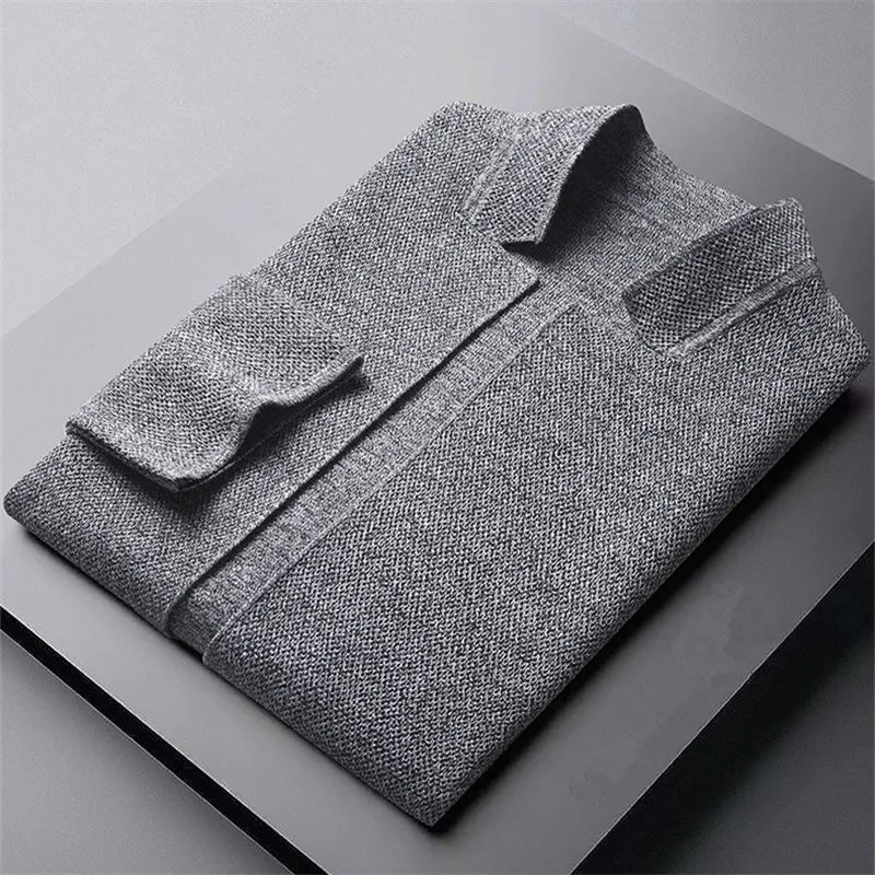WISEMERE | KNITTED WOOL CARDIGAN FOR MEN