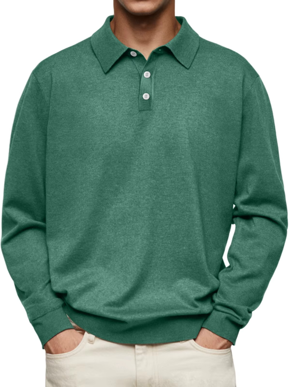AVANOAH | LONG SLEEVE POLO SHIRT FOR MEN