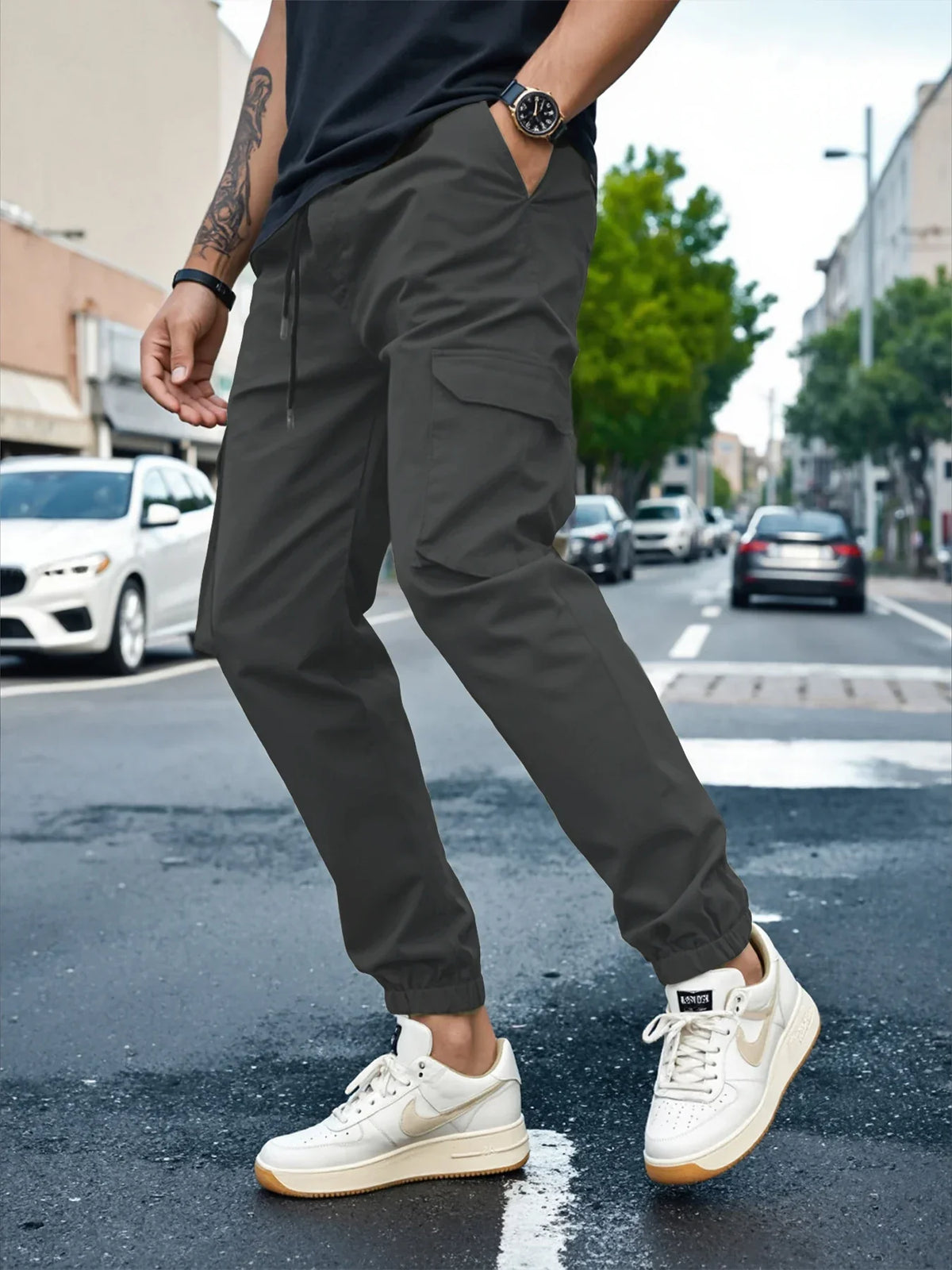WISEMERE™ | Men's Tapered Cargo Pants