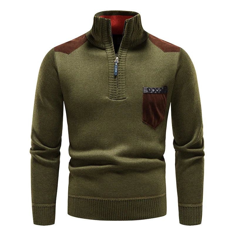 WISEMERE | MEN'S FLEECE SWEATER WITH ZIP