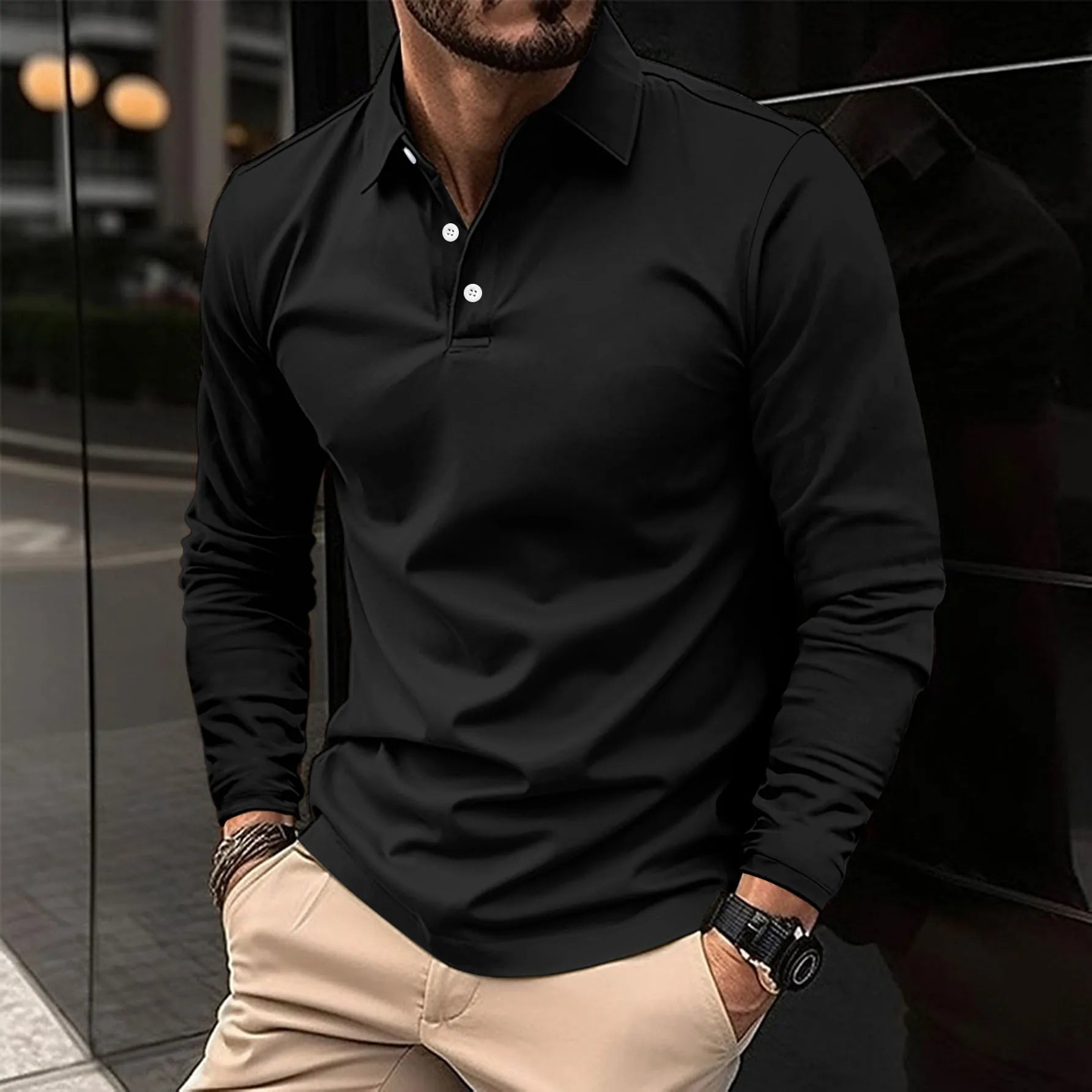 WISEMERE™ | Collared Long-Sleeve