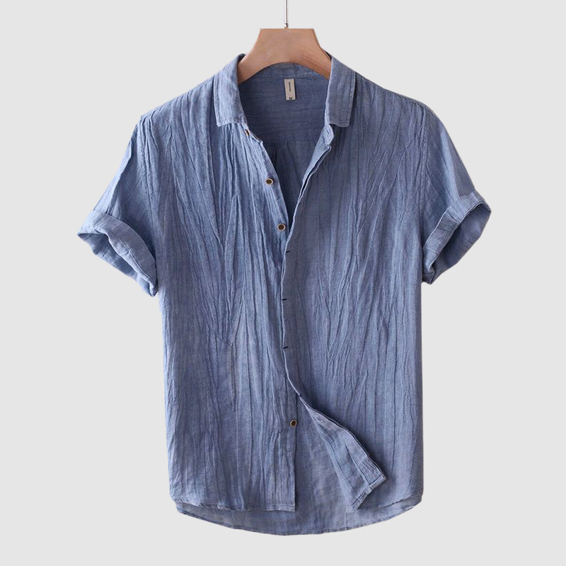 WISEMERE™ | Men's Linen Beach Shirt