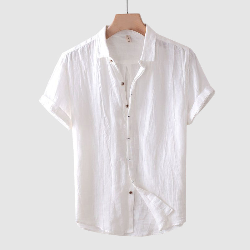 WISEMERE™ | Men's Linen Beach Shirt