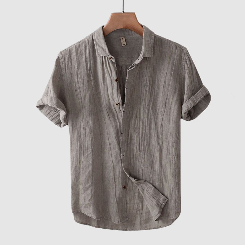 WISEMERE™ | Men's Linen Beach Shirt