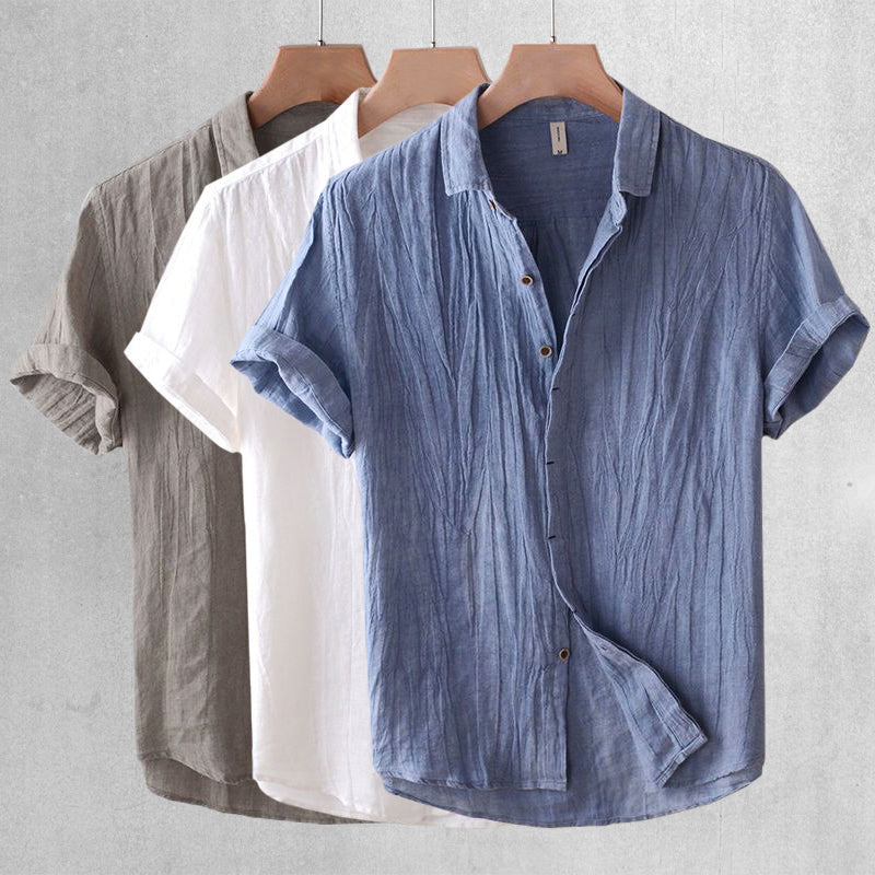 WISEMERE™ | Men's Linen Beach Shirt