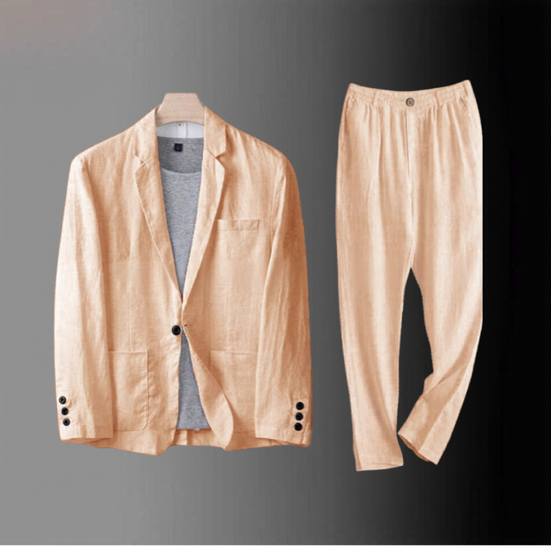 WISEMERE™ | Men's Pure Linen Coord
