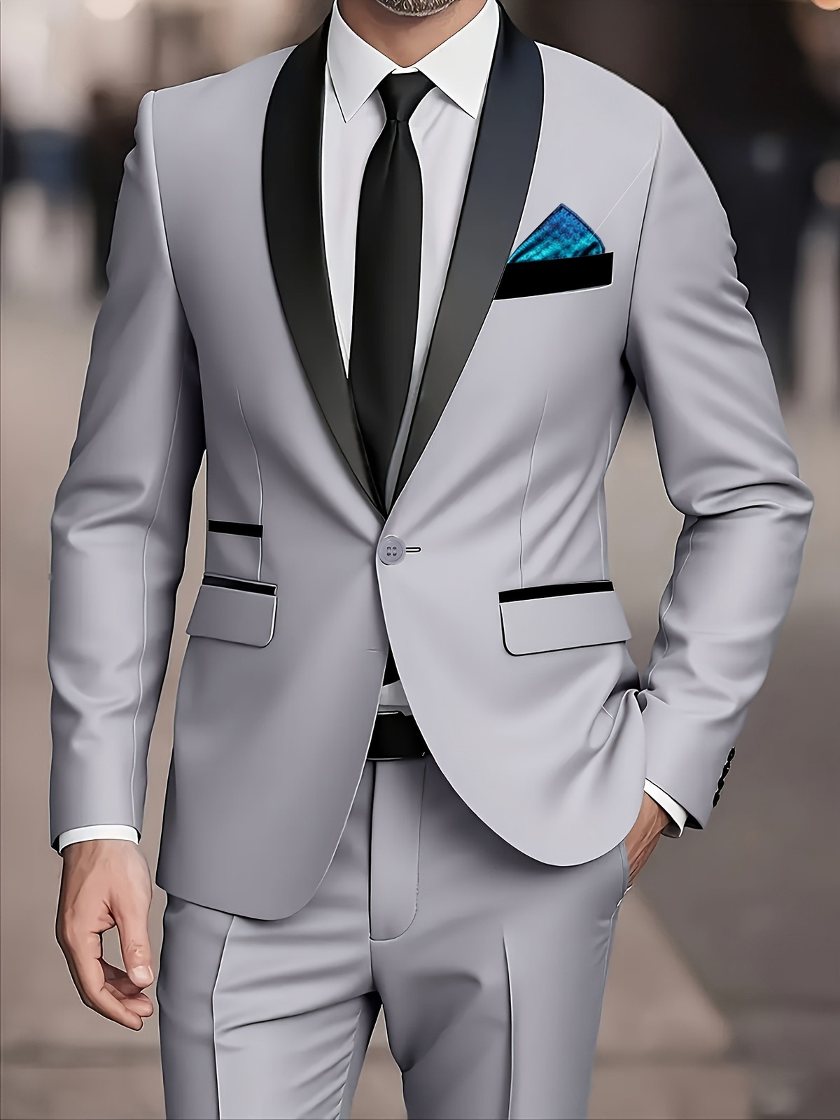 WISEMERE™ | Men's Two-Piece Formal Suit Set