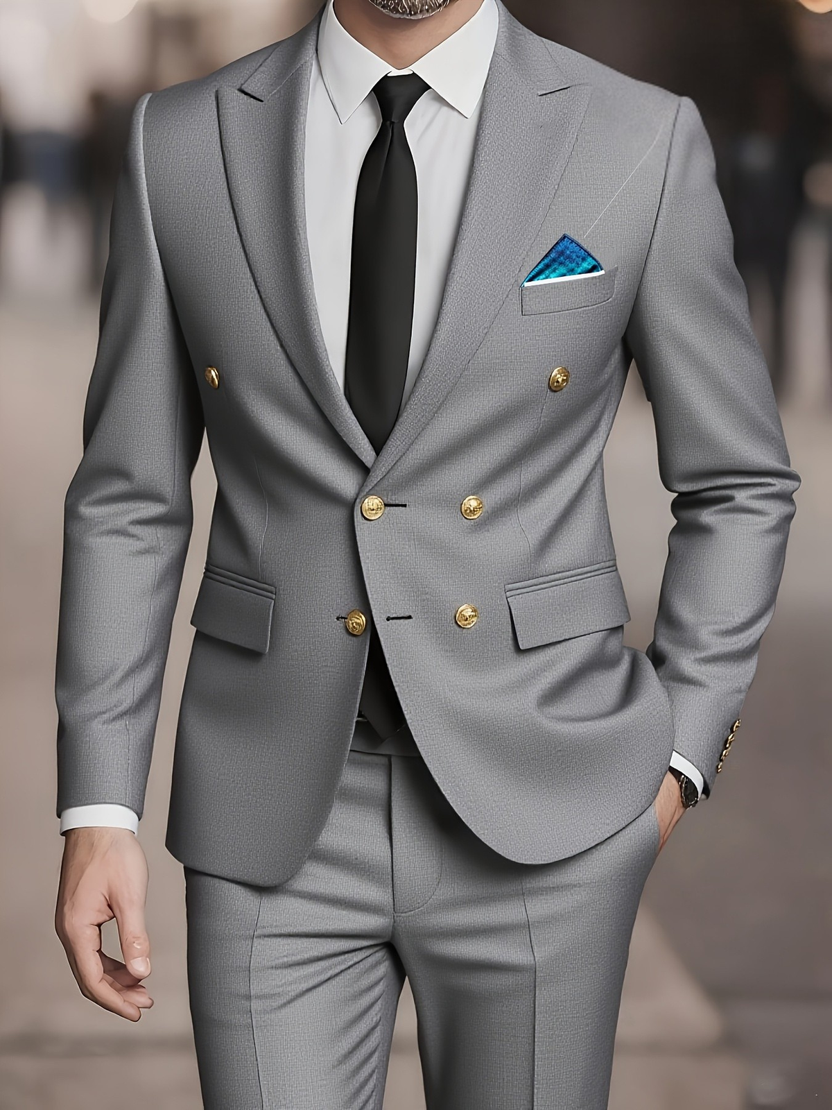 WISEMERE™ | Men's Two-Piece Formal Suit Set