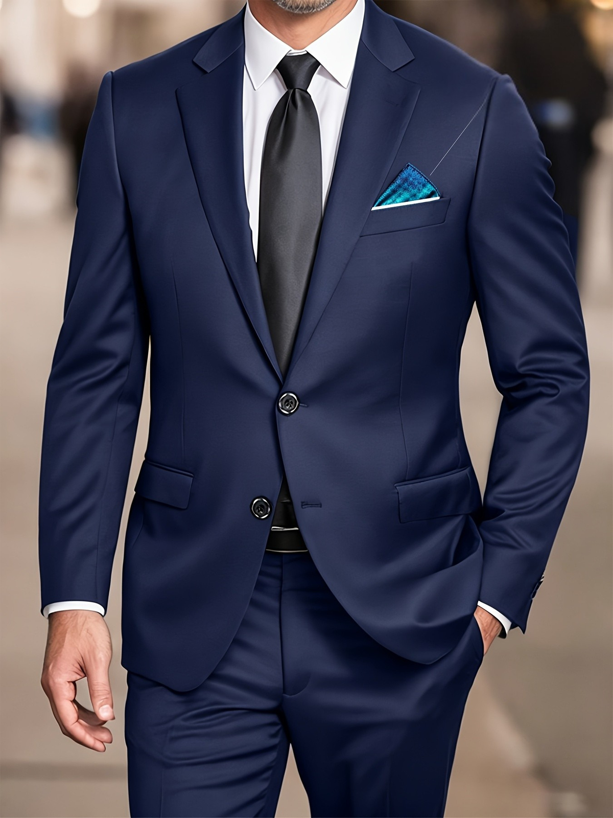 WISEMERE™ | Men's Two-Piece Formal Suit Set