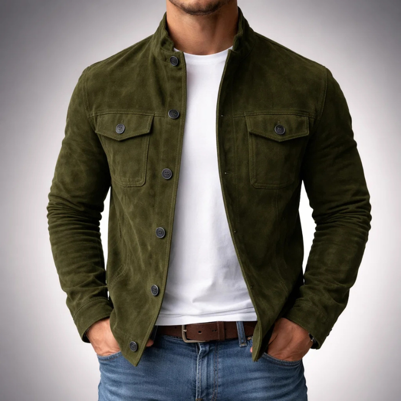 WISEMERE™ | Men's Rugged Suede Field Jacket