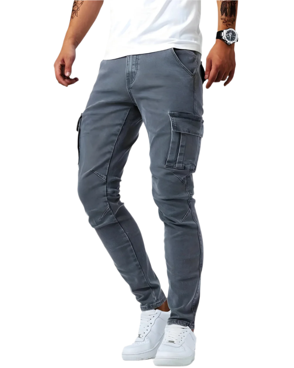 WISEMERE | STRETCH CARGO PANTS FOR MEN